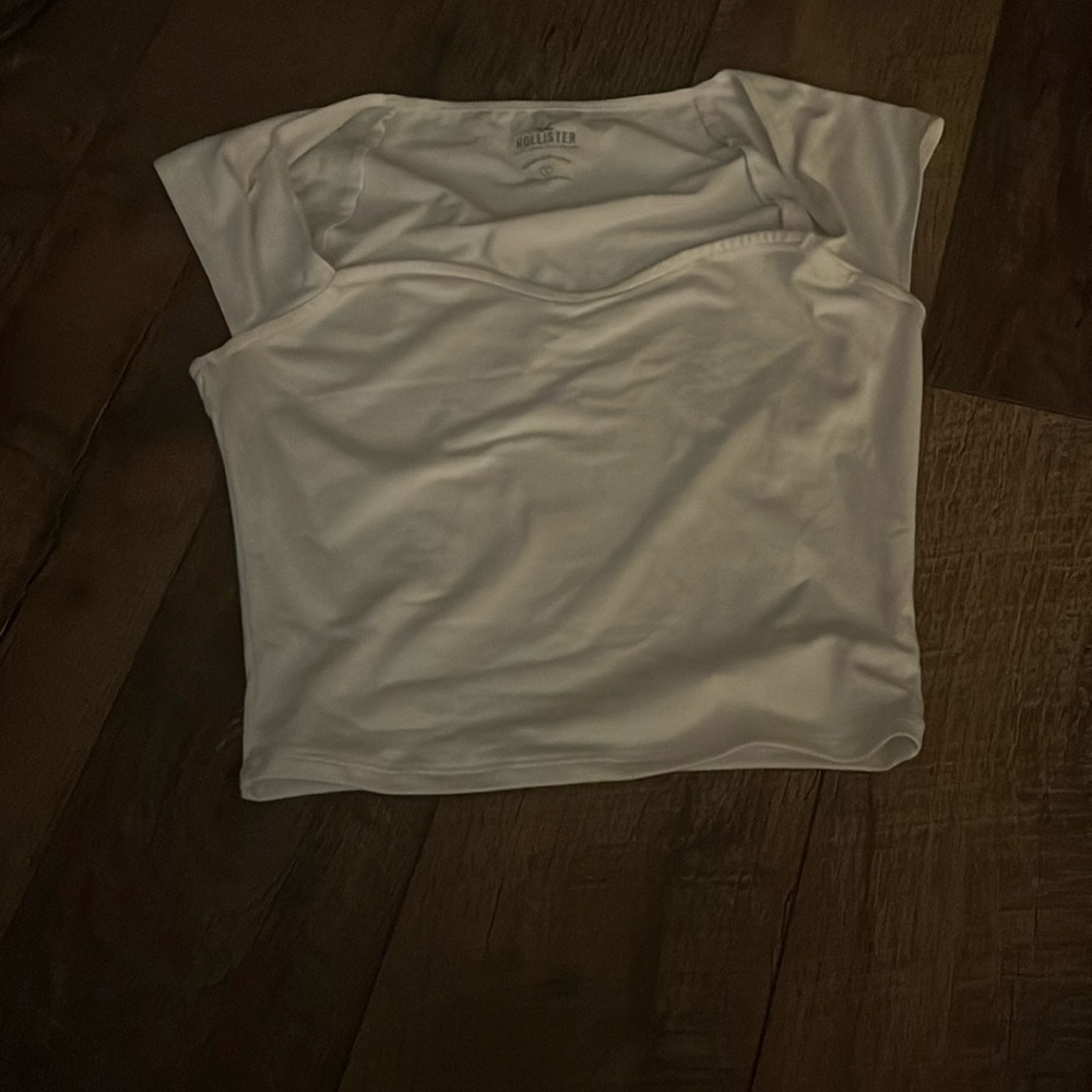 Hollister square neck crop top